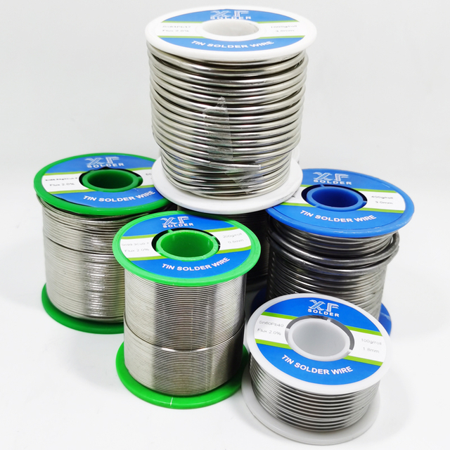 Soldadura de estaño Sn63Pb37 63 37 en rollo de 500 g y 1 kg en 3 mm de diámetro para condensadores
