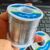 Alambre de soldadura con núcleo fundente 63 37 Sn63Pb37 en rollo de 500 g y diámetro de 0,8 mm para electrónica