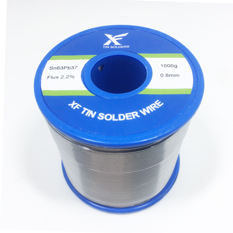 0.6 mm 0.8 mm 1.0 mm 1.6 mm de diámetro 100gr 200gr 250gr 500gr 1 lb por carrete Super Solder Wia 63% para placas de circuito de China