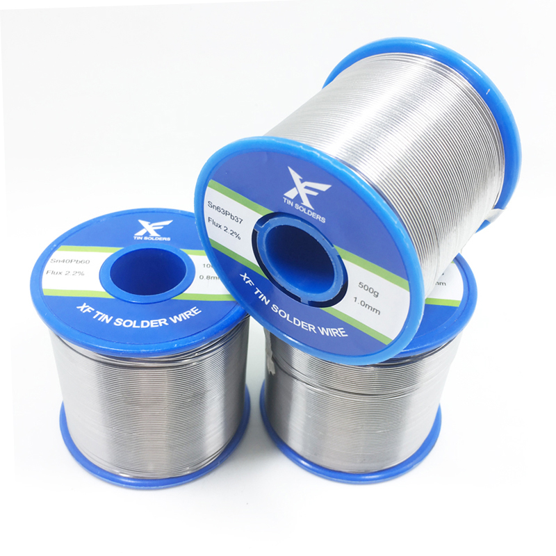 0,6 mm y 0,9 mm de diámetro 63 37 Soldadura de alambre con plomo en rollos de 454 g, 227 g y 100 g para electrónica