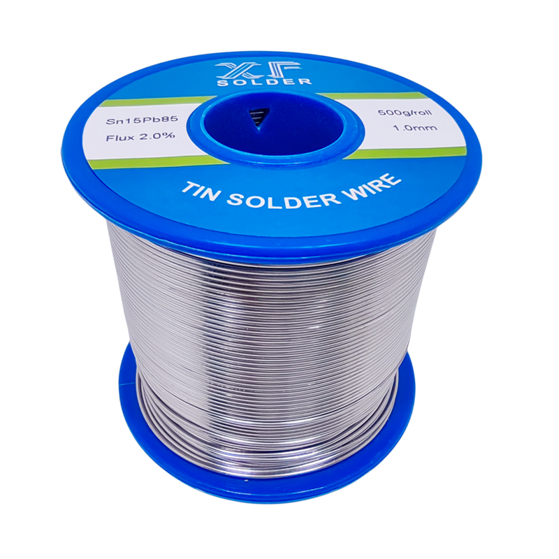 Alambre de soldadura de plomo y estaño Sn15/Pb85 de 0,8 mm de diámetro en carrete, peso de 100 g, 400 gy 800 g para conexiones de placas de circuito de China