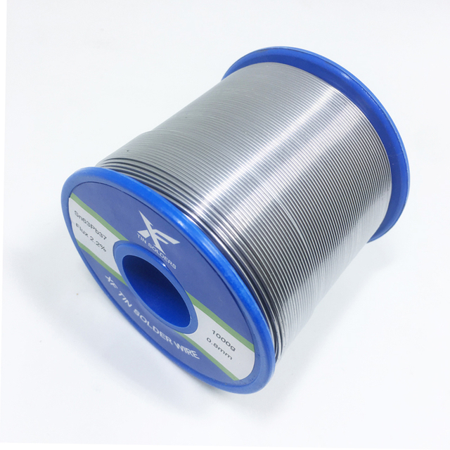 ​63 37 Alambre de soldadura con núcleo de resina de 1,2 mm y 1,8 mm en carrete de 1 kg para trabajos superiores en semiconductores