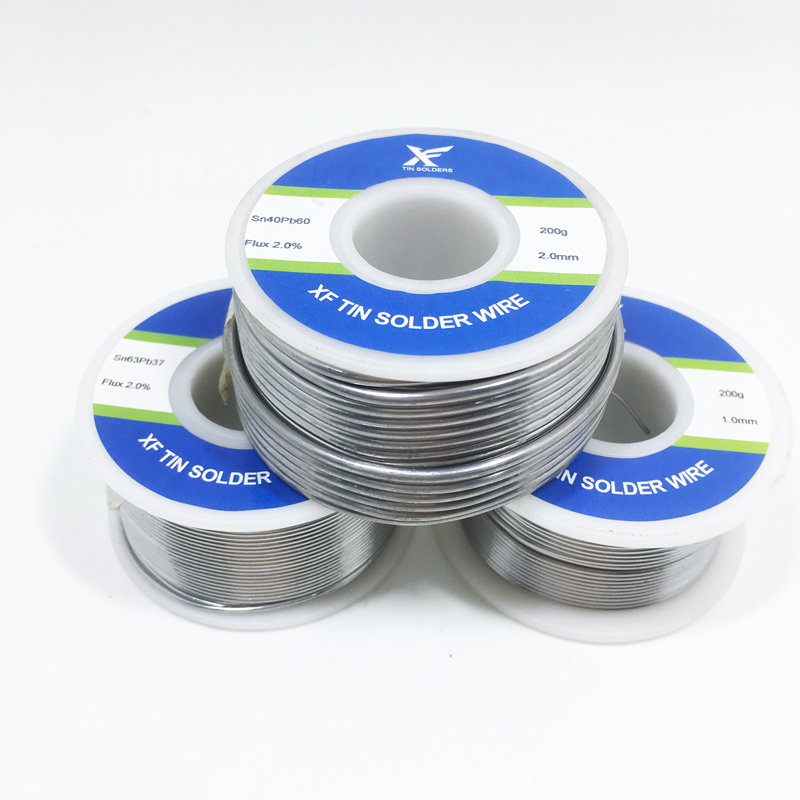 Soldadura de estaño y plomo 30 70 Sn30 Pb70 en 1 mm y 1,8 mm de diámetro y carretes de 250 g y 500 g para reventa de Harware Shop