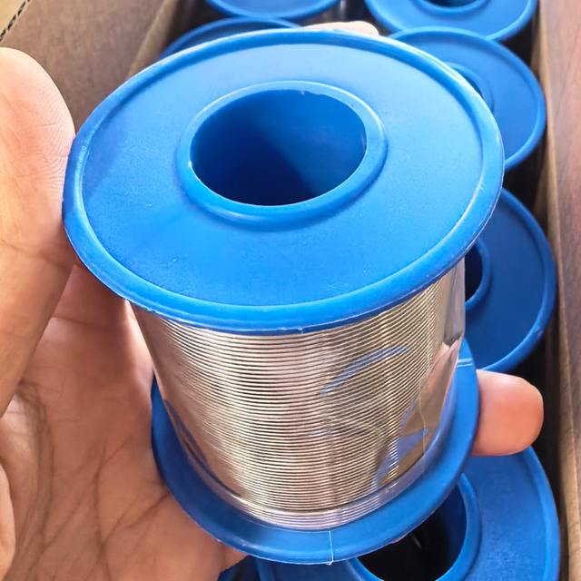 Rollo De Soldadura De Estaño 40 60 Sn40Pb60 de 100g 200g 250g 500g 1kg Peso y Diámetro 0.8mm para Soldadura Manual