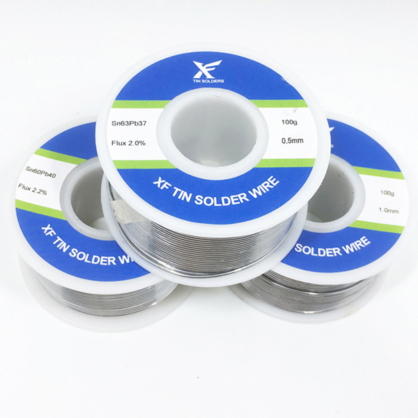 Alambre de soldadura de 0,5 mm Sn63-Pb37 (100 g) para soldadura de orificio pasante de China