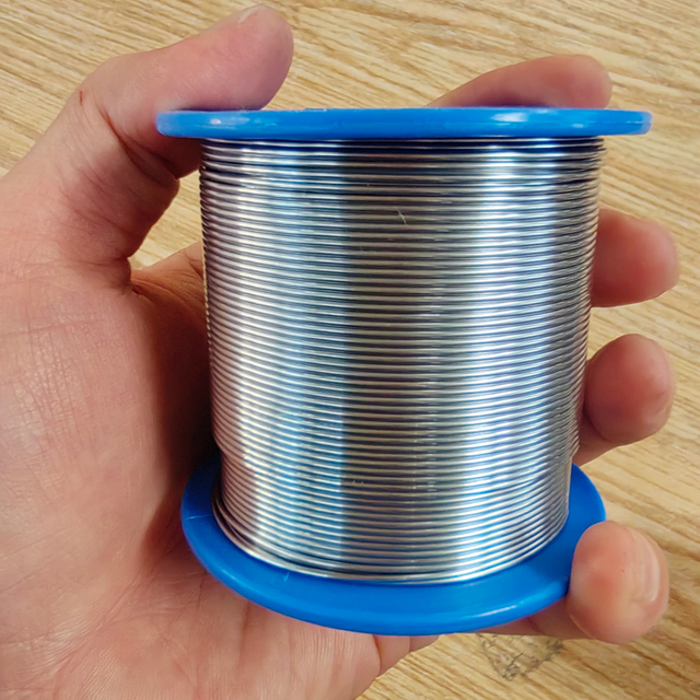 Rosin Core Tinlead Tinwire 60/40 Sn60Pb40 en carrete de 500 g y diámetros de 0,8 mm 1,6 mm para soldadura general